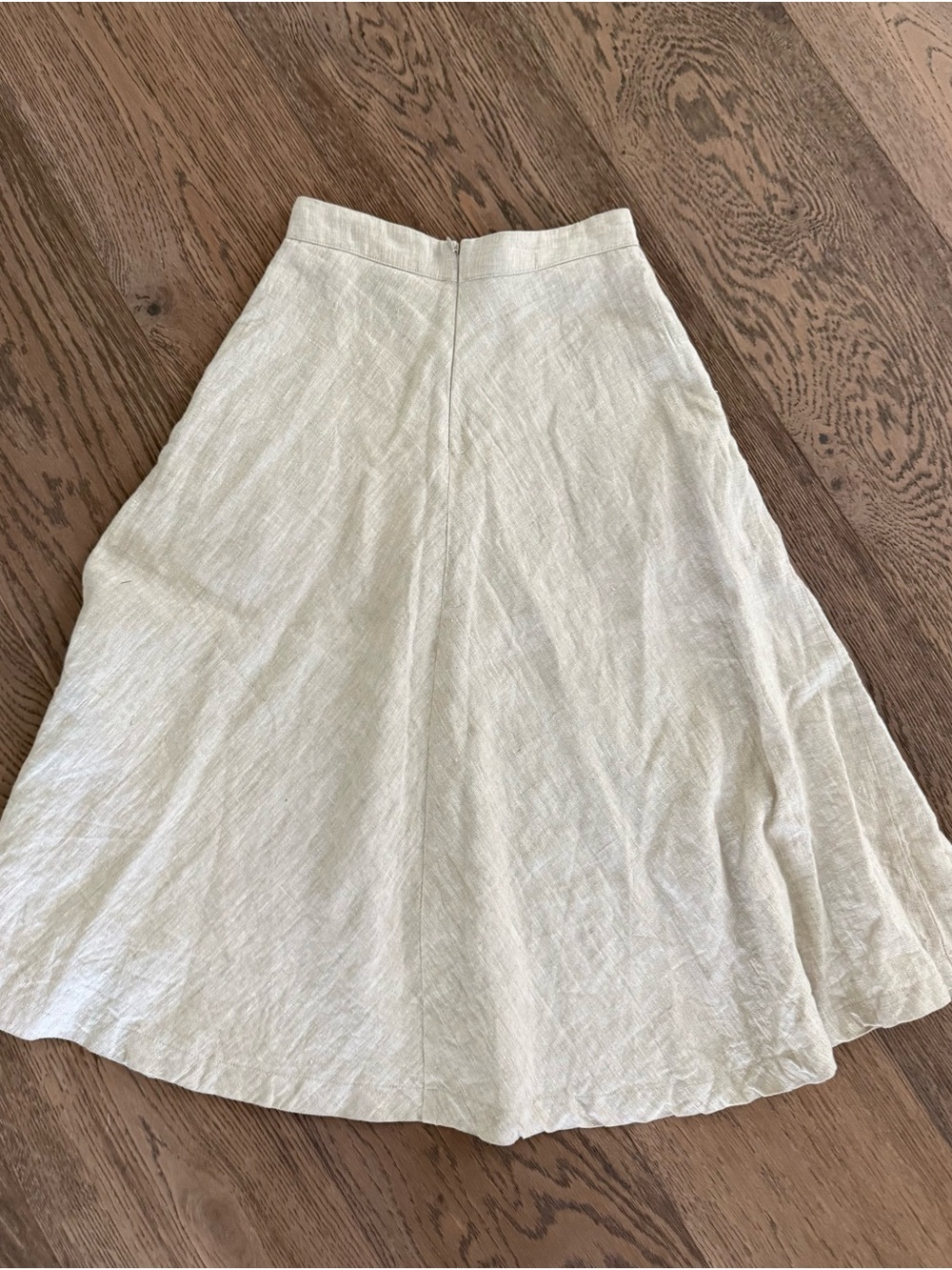 Reformation beige linen high waist midi skirt S - Picture 3 of 7